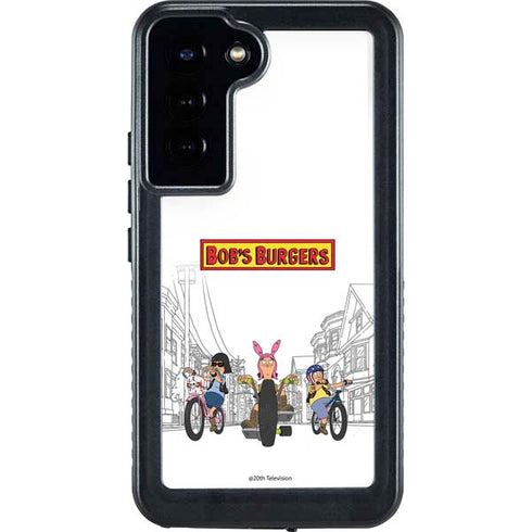 Bobs Burgers Bike Squad Galaxy S24 Plus Waterproof Case